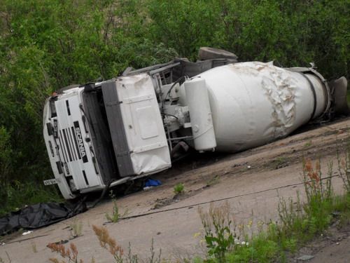авария бетоновоз