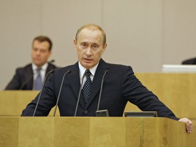 Путин в госдуме