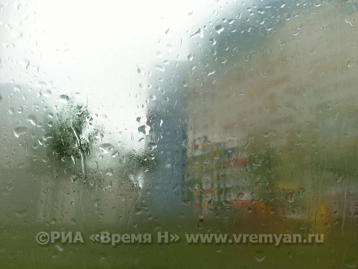 Дождь. Лето. Окно. Нижний Новгород