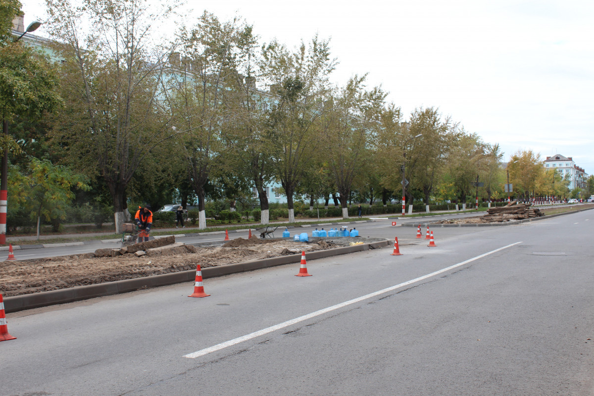 Демонтаж старых трамвайных путей на проспекте Ленина в Дзержинске завершат к октябрю