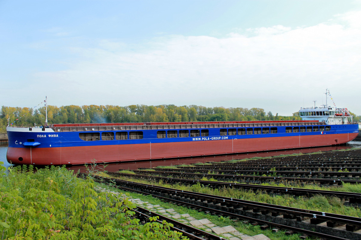 Пятый сухогруз проекта RSD59 спущен на воду на заводе «Красное Сормово»