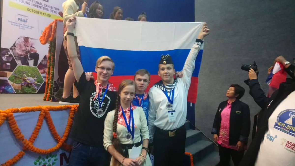 Нижегородские юнги завоевали серебряную медаль на Международной выставке юных изобретателей