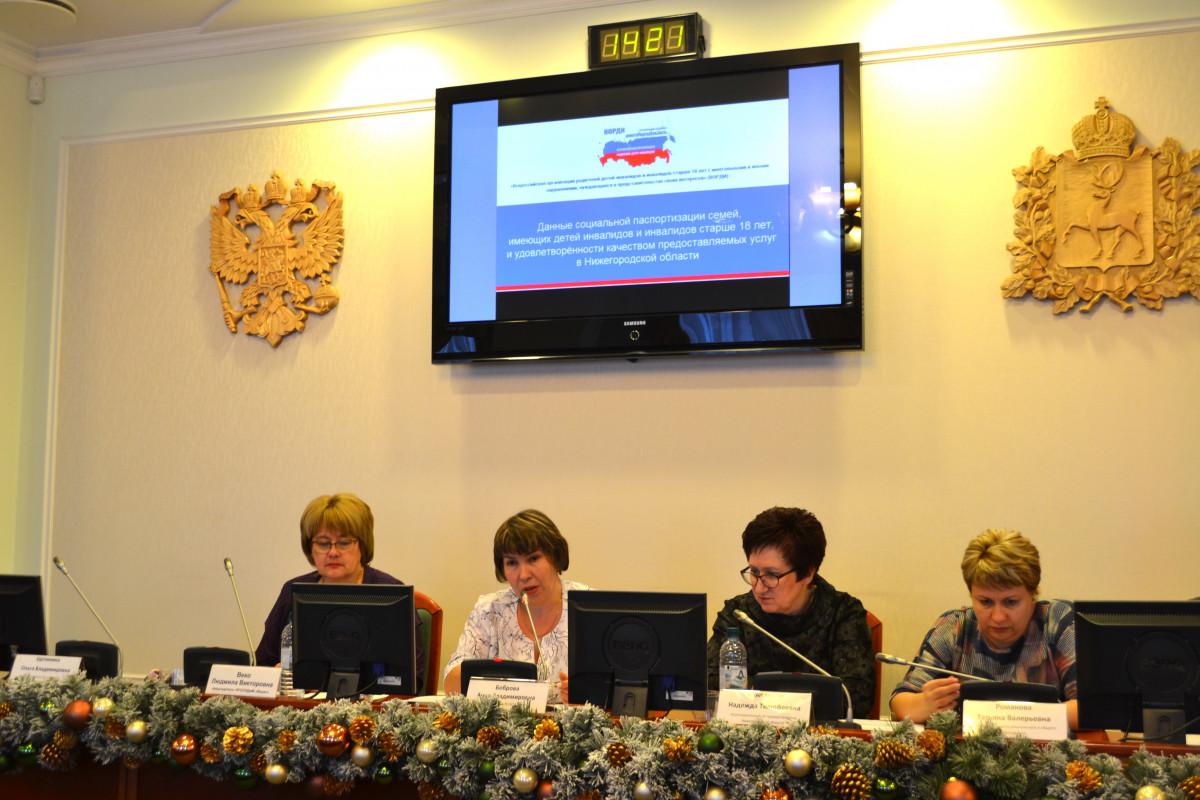 Данные социальной паспортизации семей с детьми-инвалидами представили в Нижегородской области