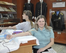 Мобильная станция переливания крови развернулась в УФССП по Нижегородской области