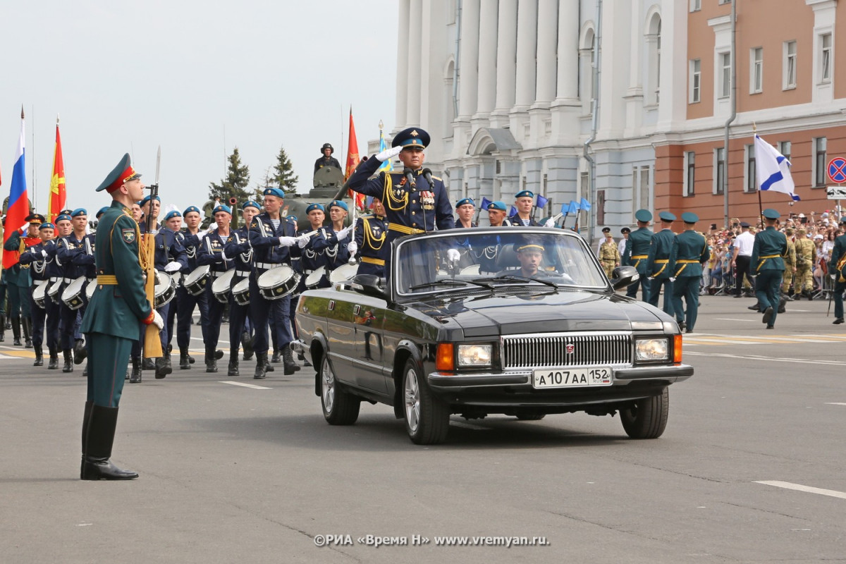Парад Победы состоялся в Нижнем Новгороде
