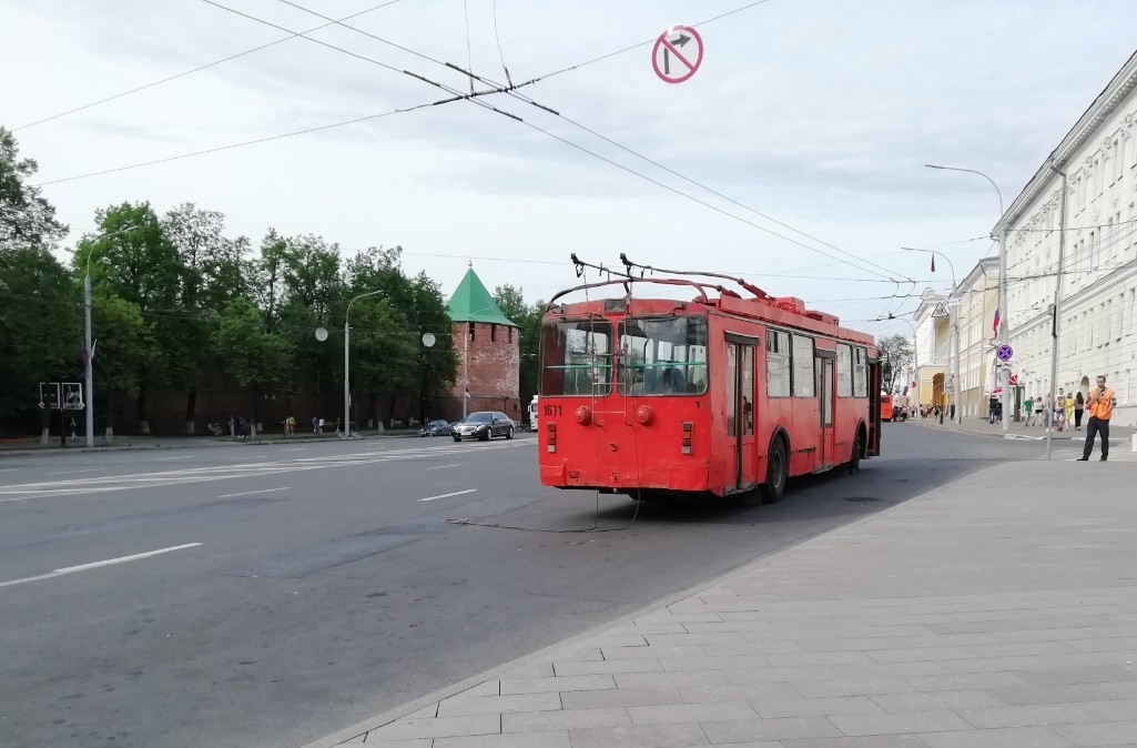Движение троллейбуса №31 в Нижнем Новгороде приостановлено из-за подозрительного предмета