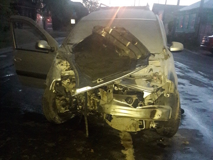 Водитель пытался сбежать от ГАИ и разбил машину в Канавинском районе