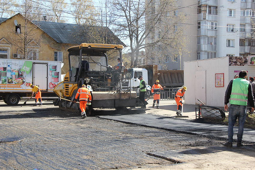Объем работ по ремонту дорог в Канавинском районе составил более 25 тысяч квадратных метров