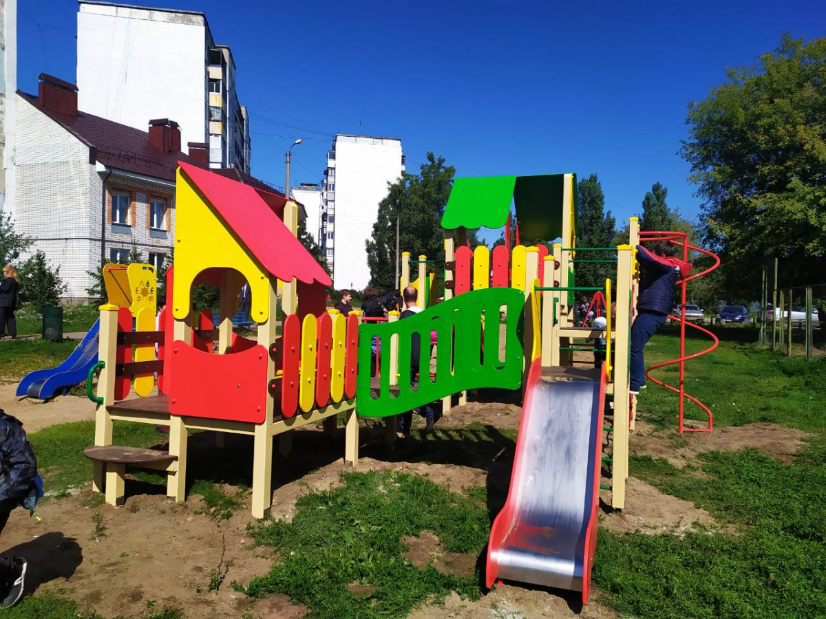 Новые детские площадки появились Сормовском районе