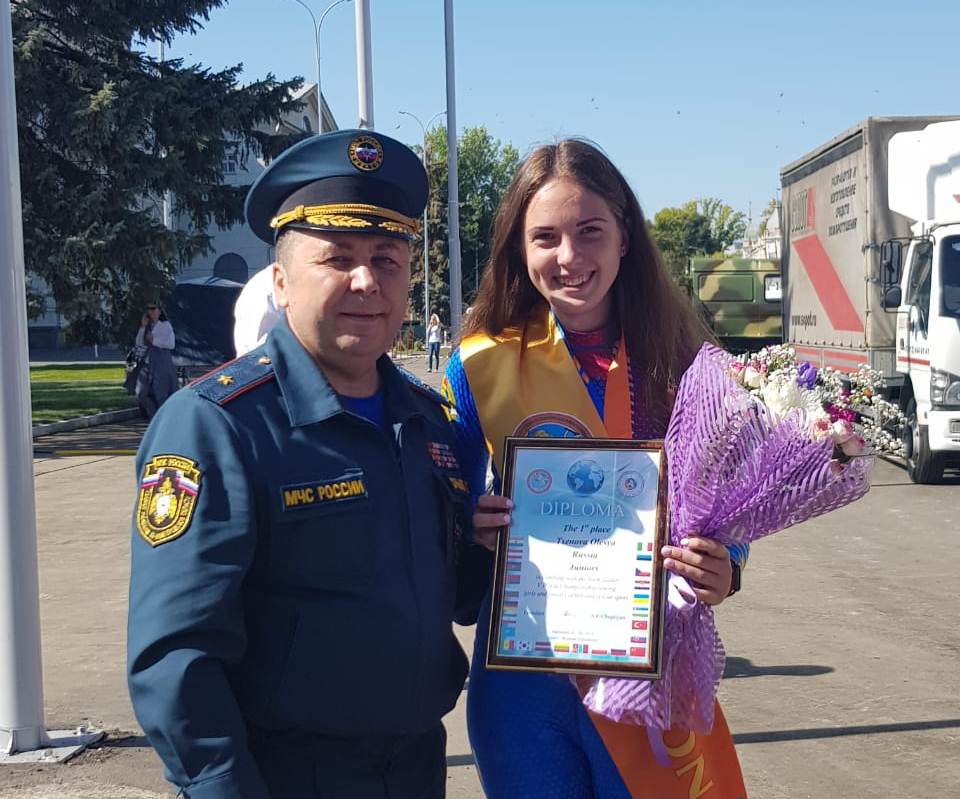 Нижегородка Олеся Ценова стала чемпионкой мира в подъеме по штурмовой лестнице на ЧМ в Саратове
