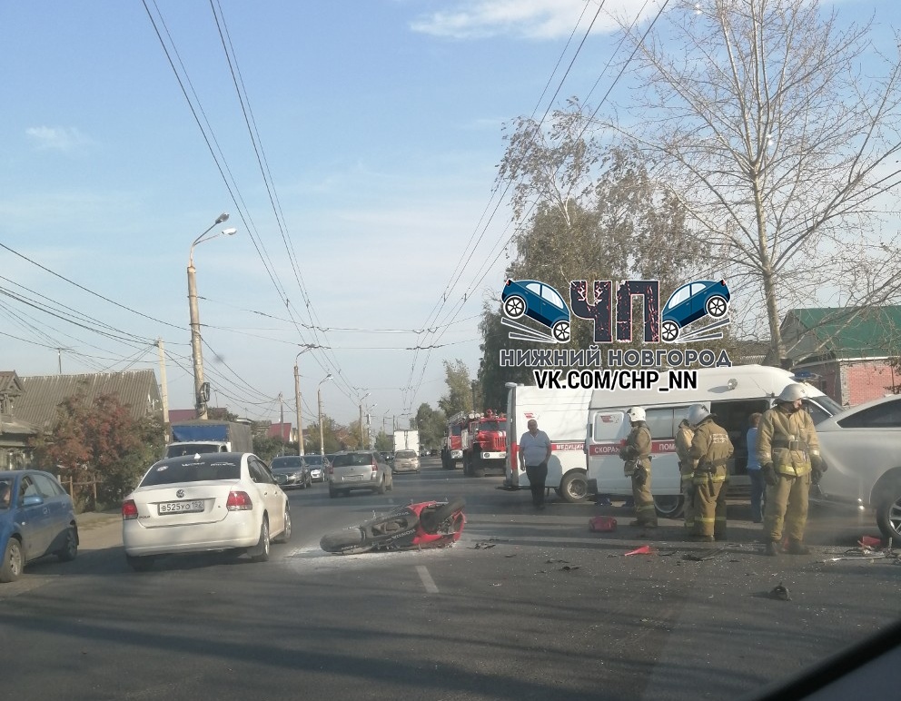 Мотоциклист погиб под колесами иномарки в Сормовском районе
