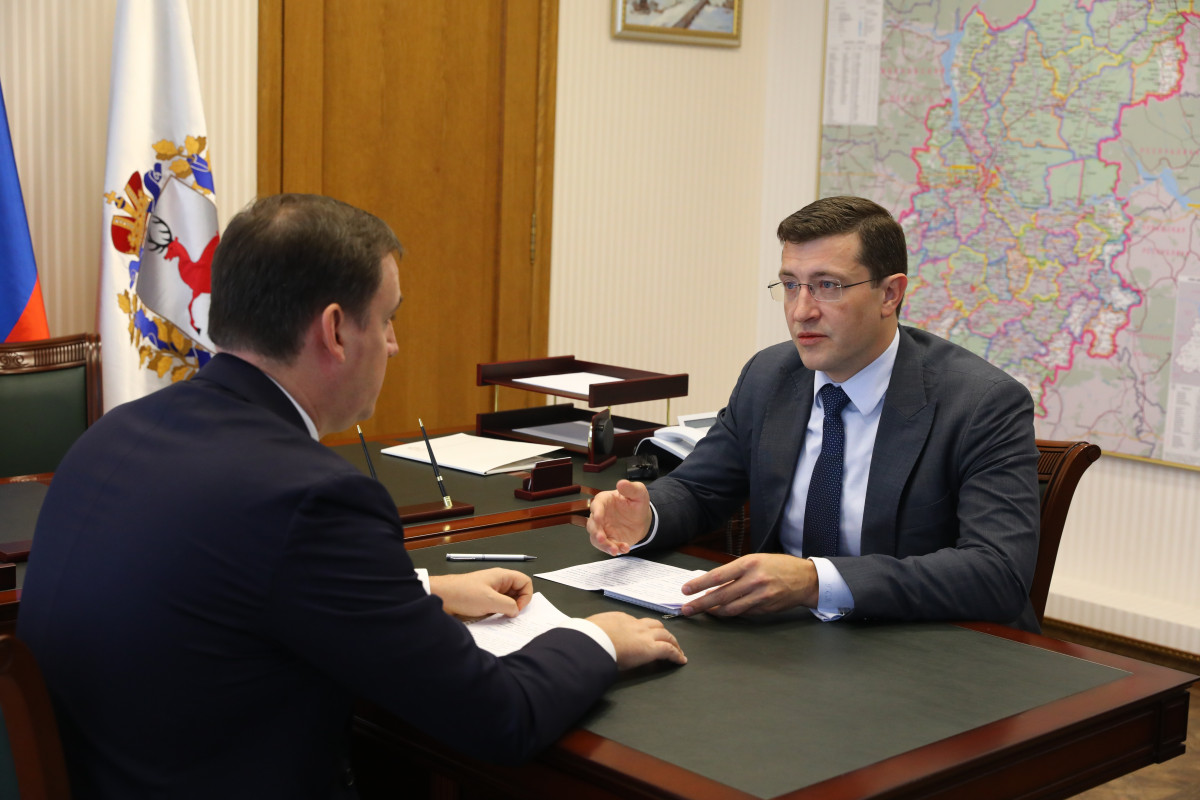Министр сельского хозяйства РФ Дмитрий Патрушев и Глеб Никитин провели рабочую встречу