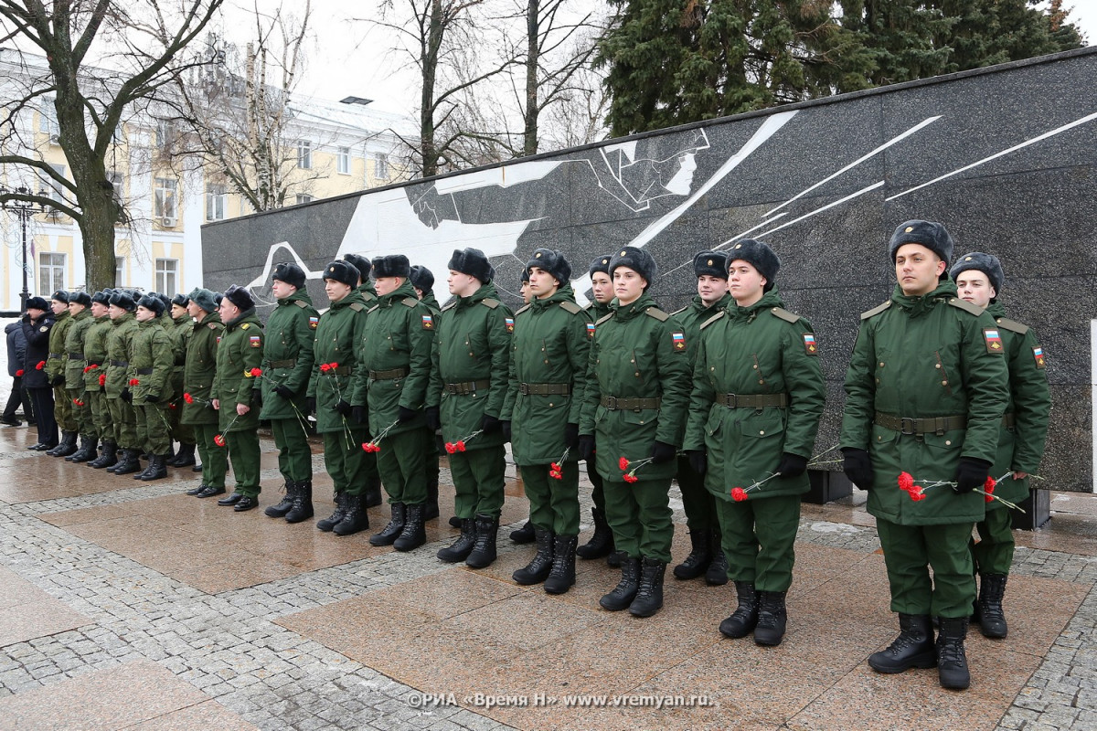 25 нижегородцев поедут служить в элитные войска