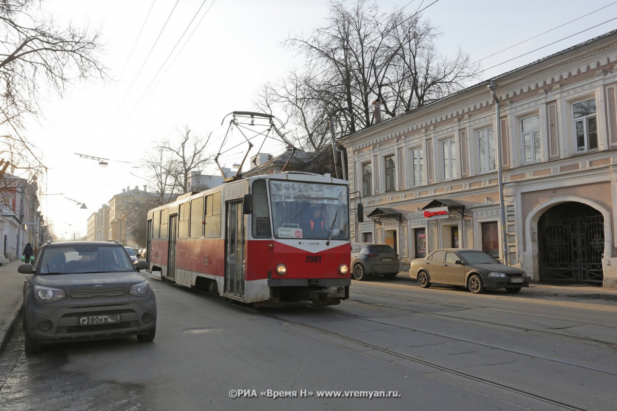 Нижегородцы не поддерживают идею о реверсивном движении трамваев по Ильинке