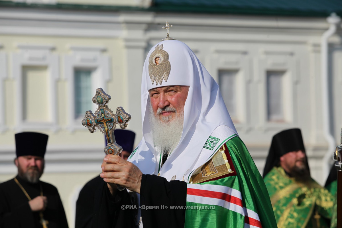 Патриарх Кирилл прибудет в Нижегородскую область 30 июля