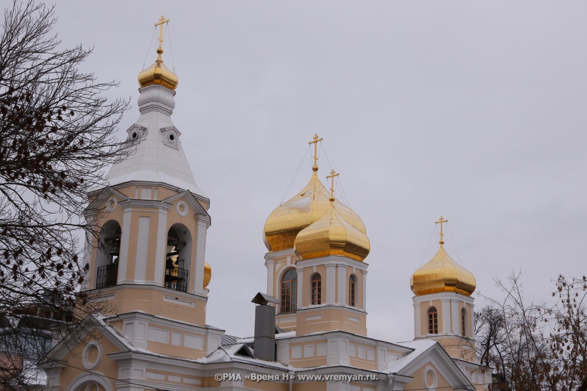 Рождественские богослужения пройдут в 70 храмах Нижнего Новгорода