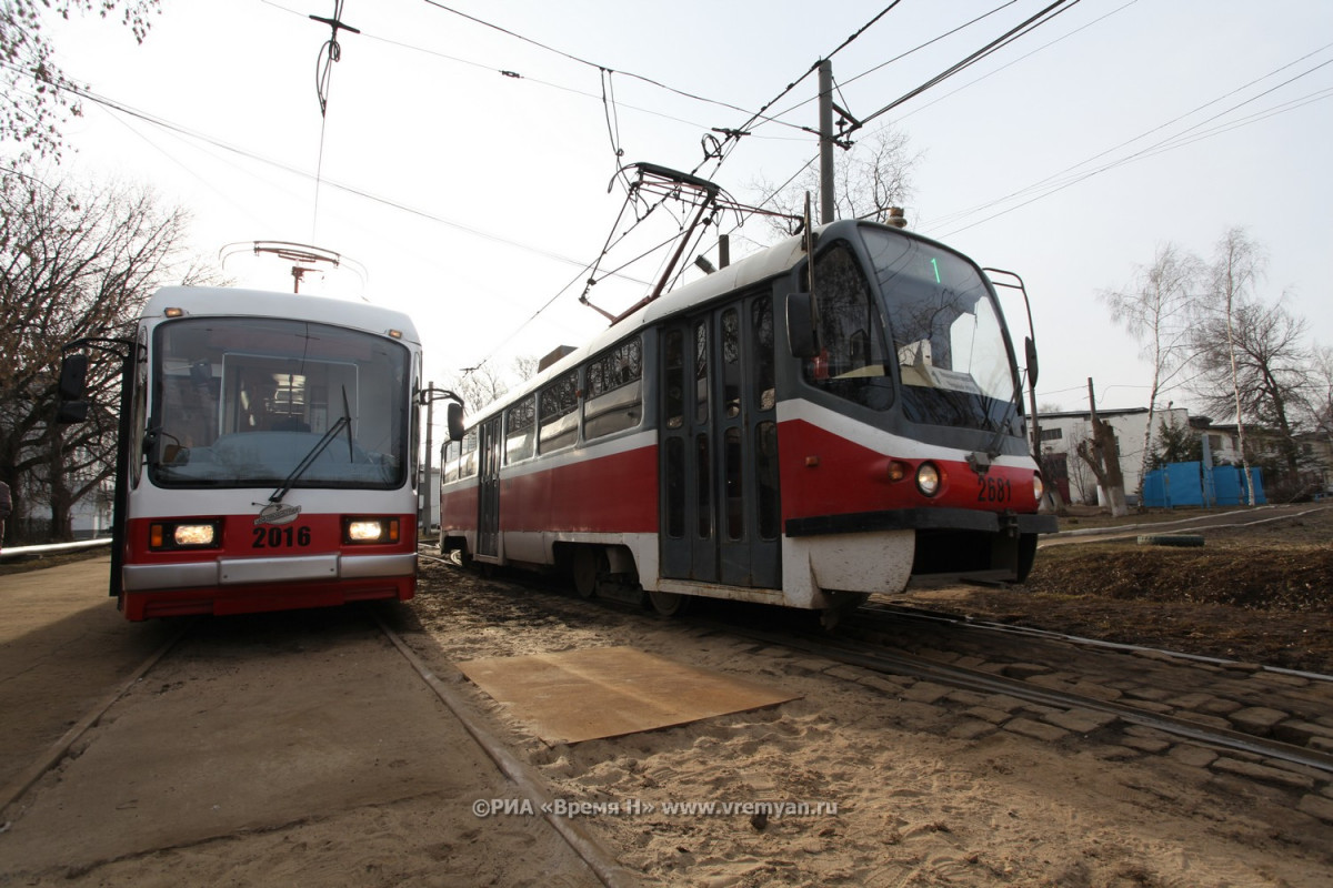 Движение трамваев № 6 приостановлено в Нижнем Новгороде