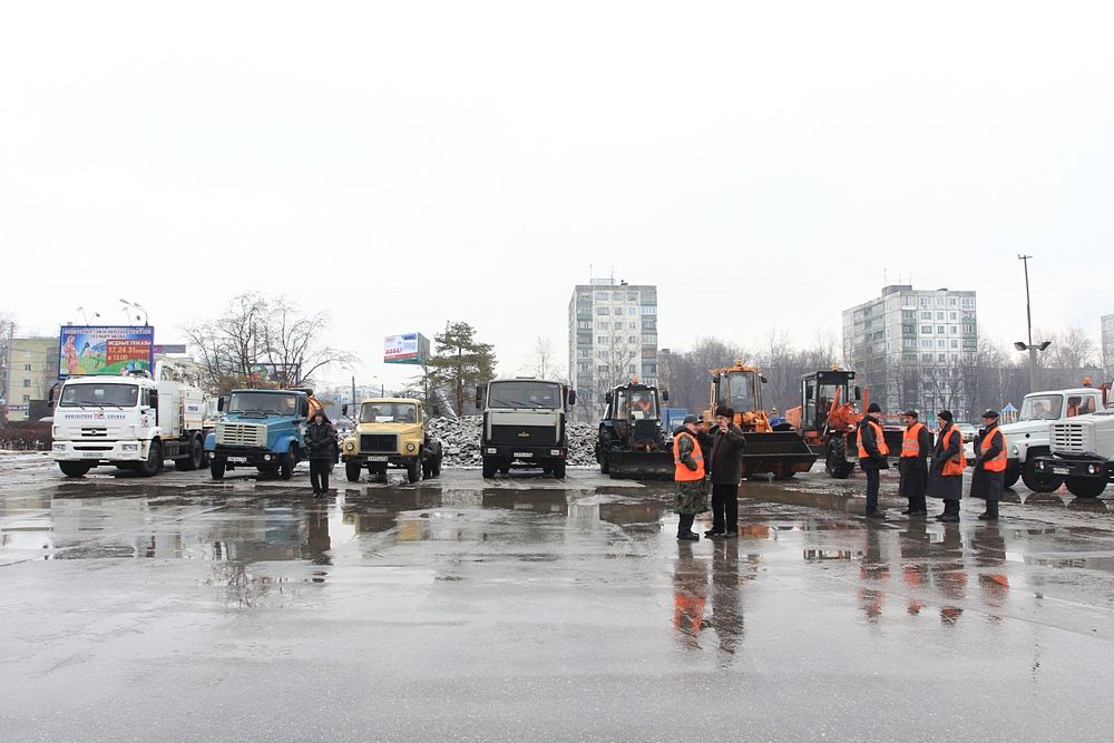 Водооткачивающая техника Ленинского района.паводок.3