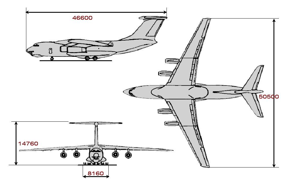 Ил 76 чертеж