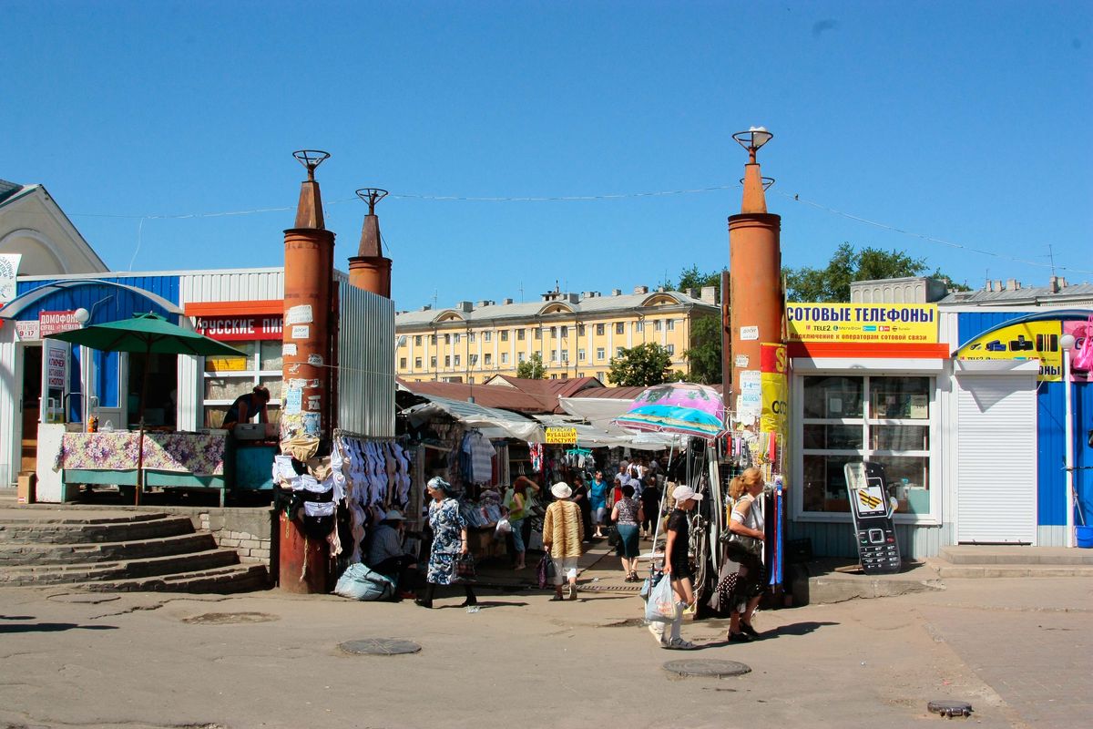 Картина рынок в нижнем новгороде