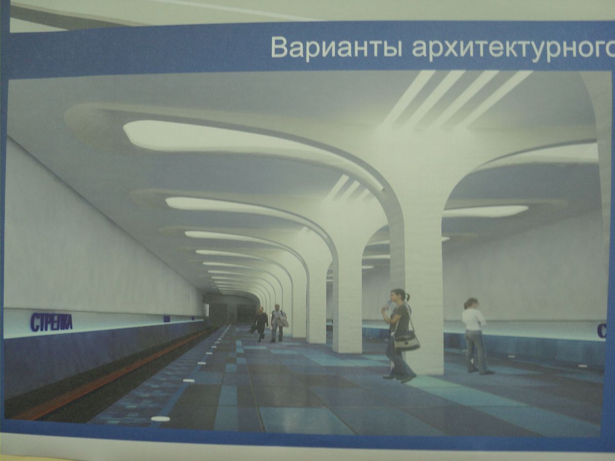 Станция стрелка Нижегородский метрополитена