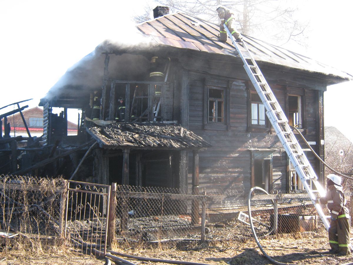 пожар в Красных баках