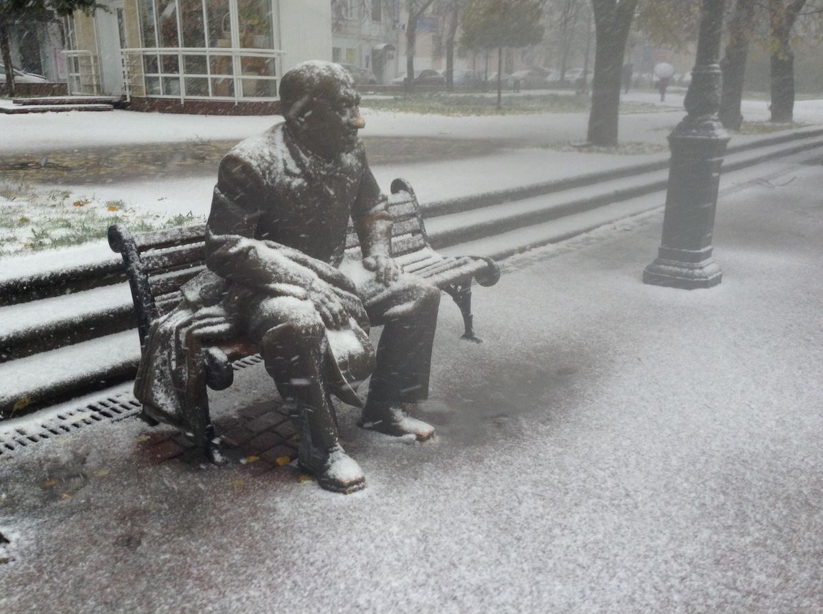 Первый снег в Нижнем 7