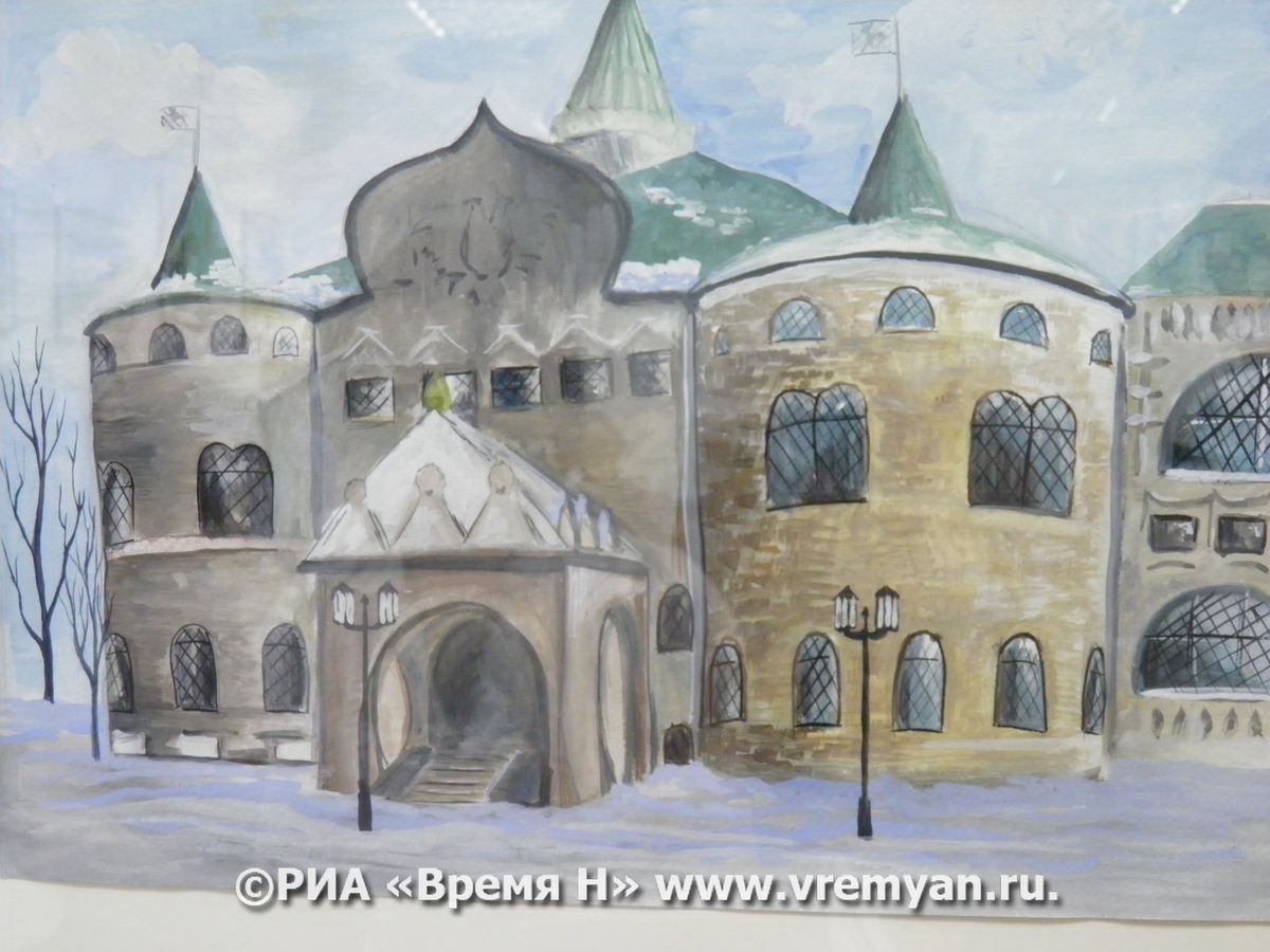 Архитектура Нижнего Новгорода для рисования
