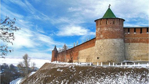 кремль зима день