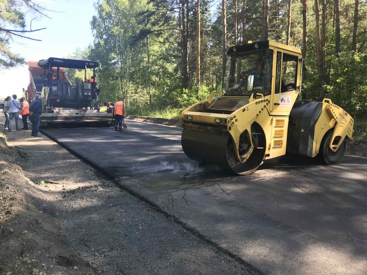 Трассу Городец-Зиняки-Кантаурово ремонтируют в Нижегородской области |  Информационное агентство «Время Н»