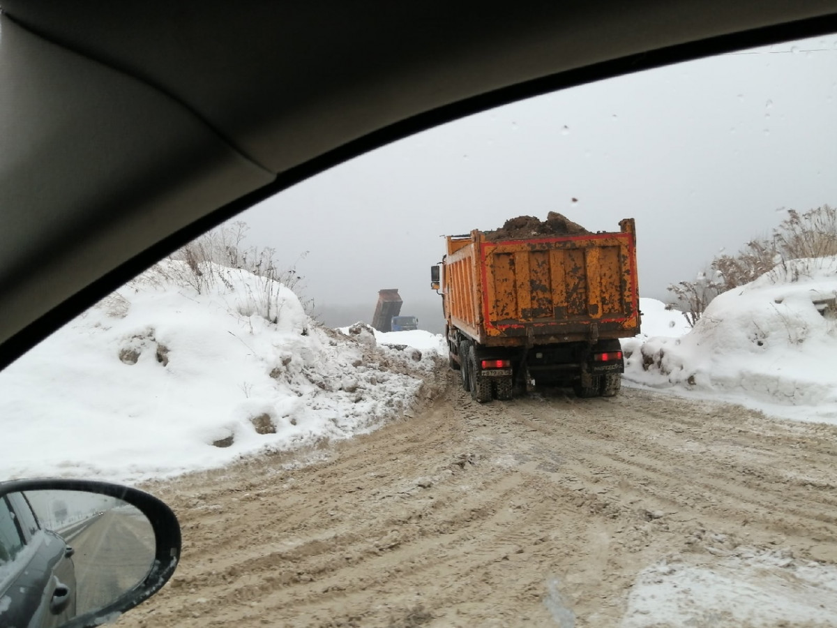Завоз снега запрещен на территорию возле ЖК «Цветы» в Нижнем Новгороде
