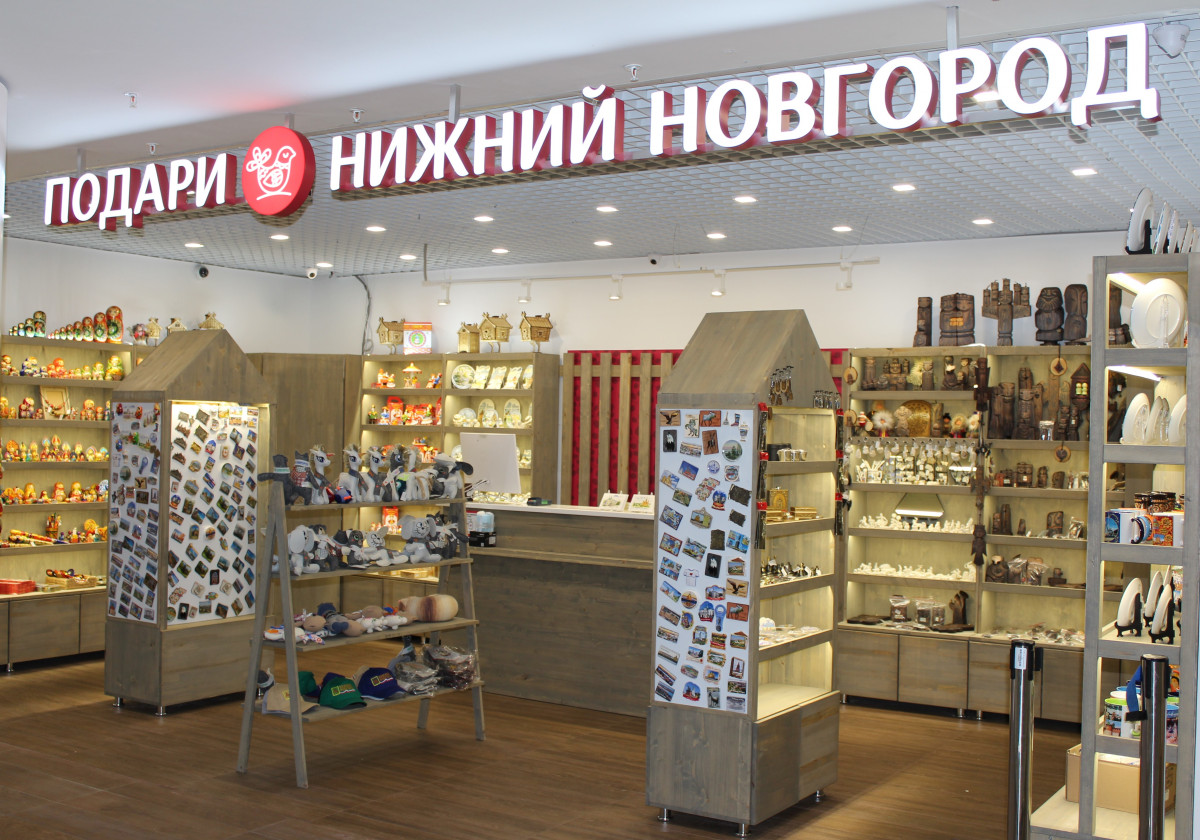 Магазин сувенирной продукции открылся в нижегородском аэропорту