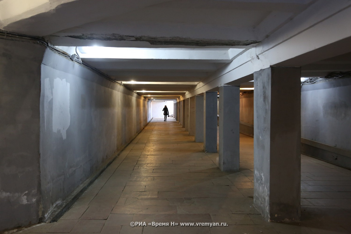 Подземный переход на площади Лядова в Нижнем Новгороде снова отремонтируют