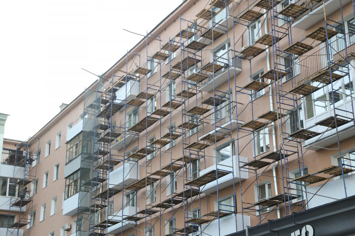 Более 1500 фасадов отремонтировано в Нижнем Новгороде этим летом