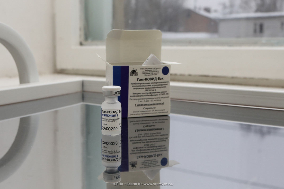 Около 16,3 тысяч человек ежедневно вакцинируется в Нижегородской области