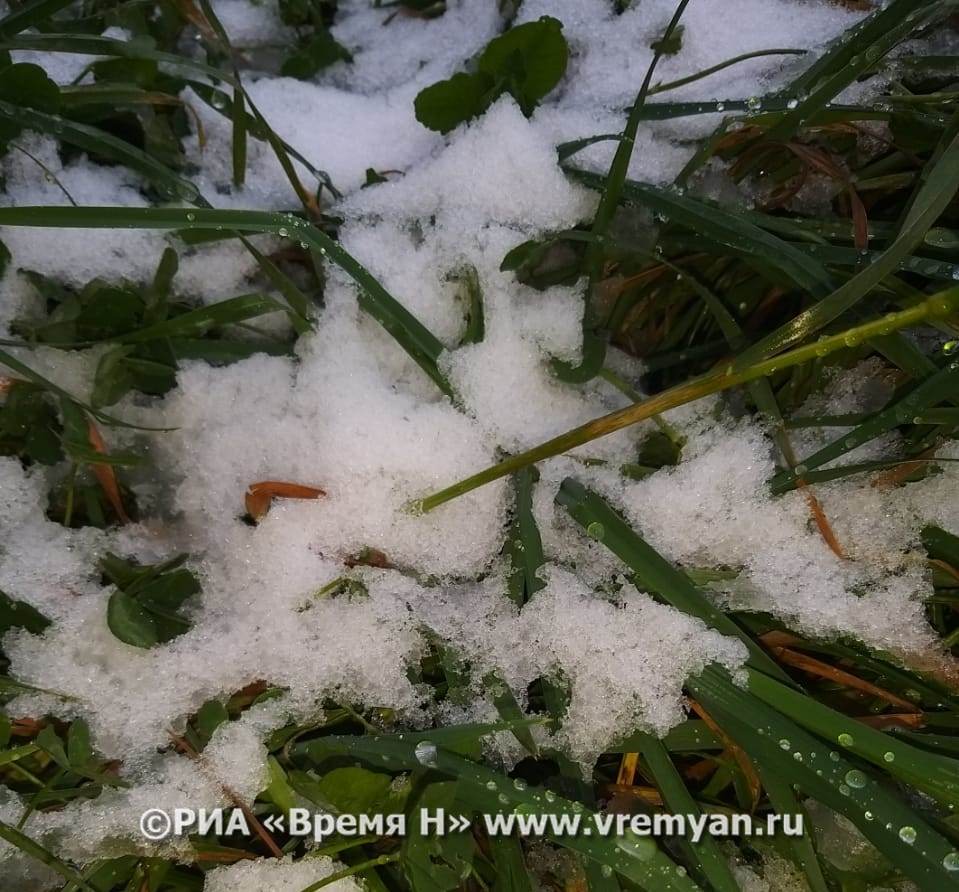 Снег возможен в Нижегородской области во второй половине октября