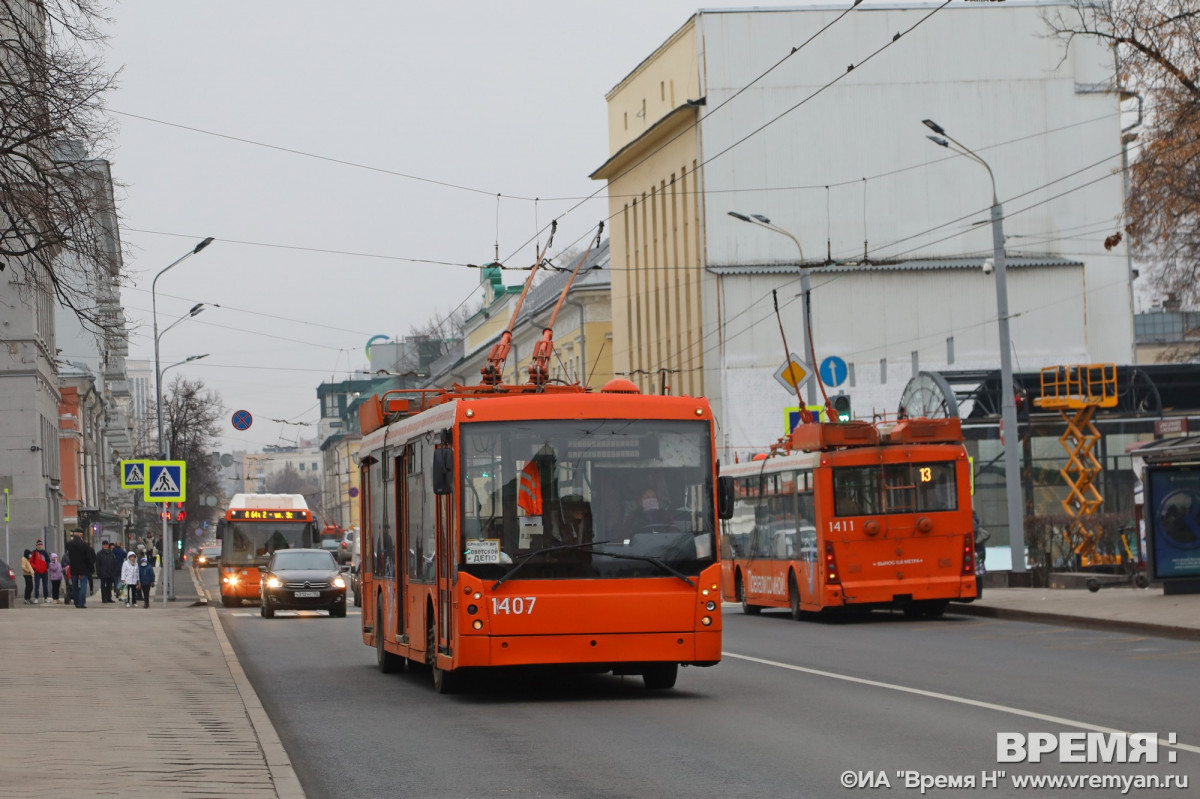 Троллейбусное сообщение будет сохранено в Нижнем Новгороде