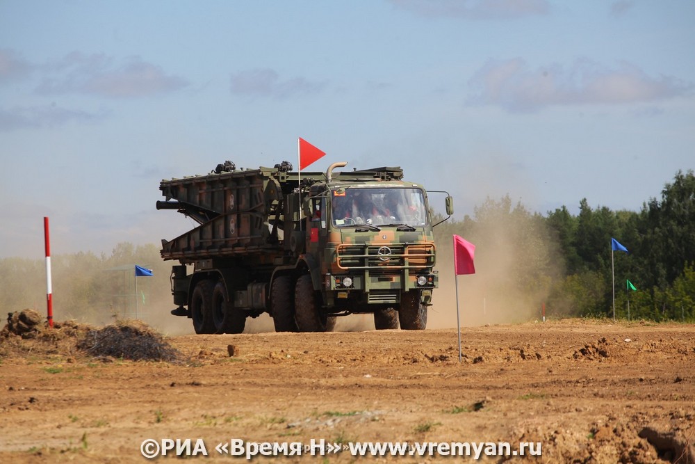 Военные учения проходят на полигоне в поселке Мулино Нижегородской области