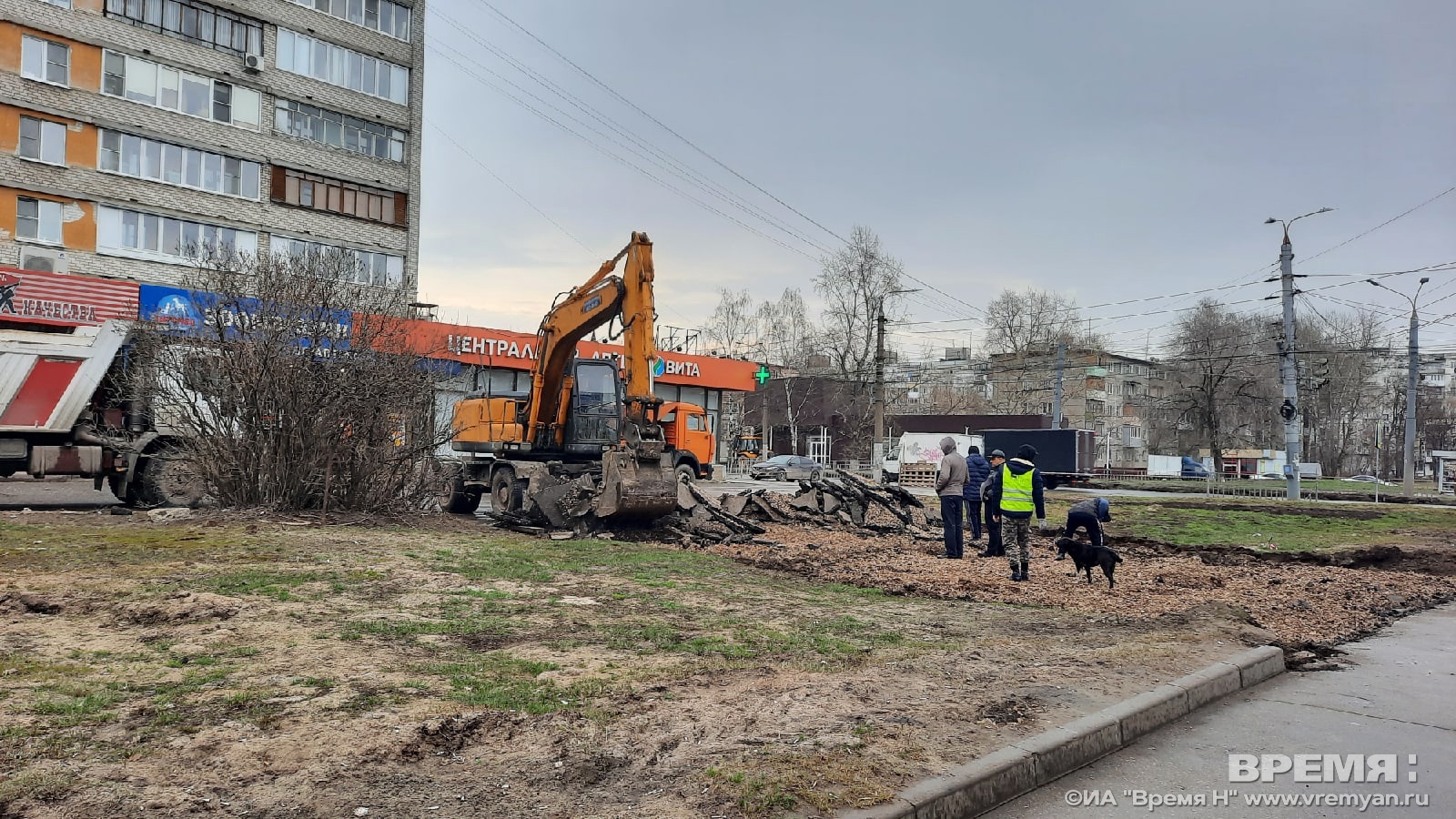 Благоустройство бульвара на улице Веденяпина началось в Нижнем Новгороде |  Информационное агентство «Время Н»