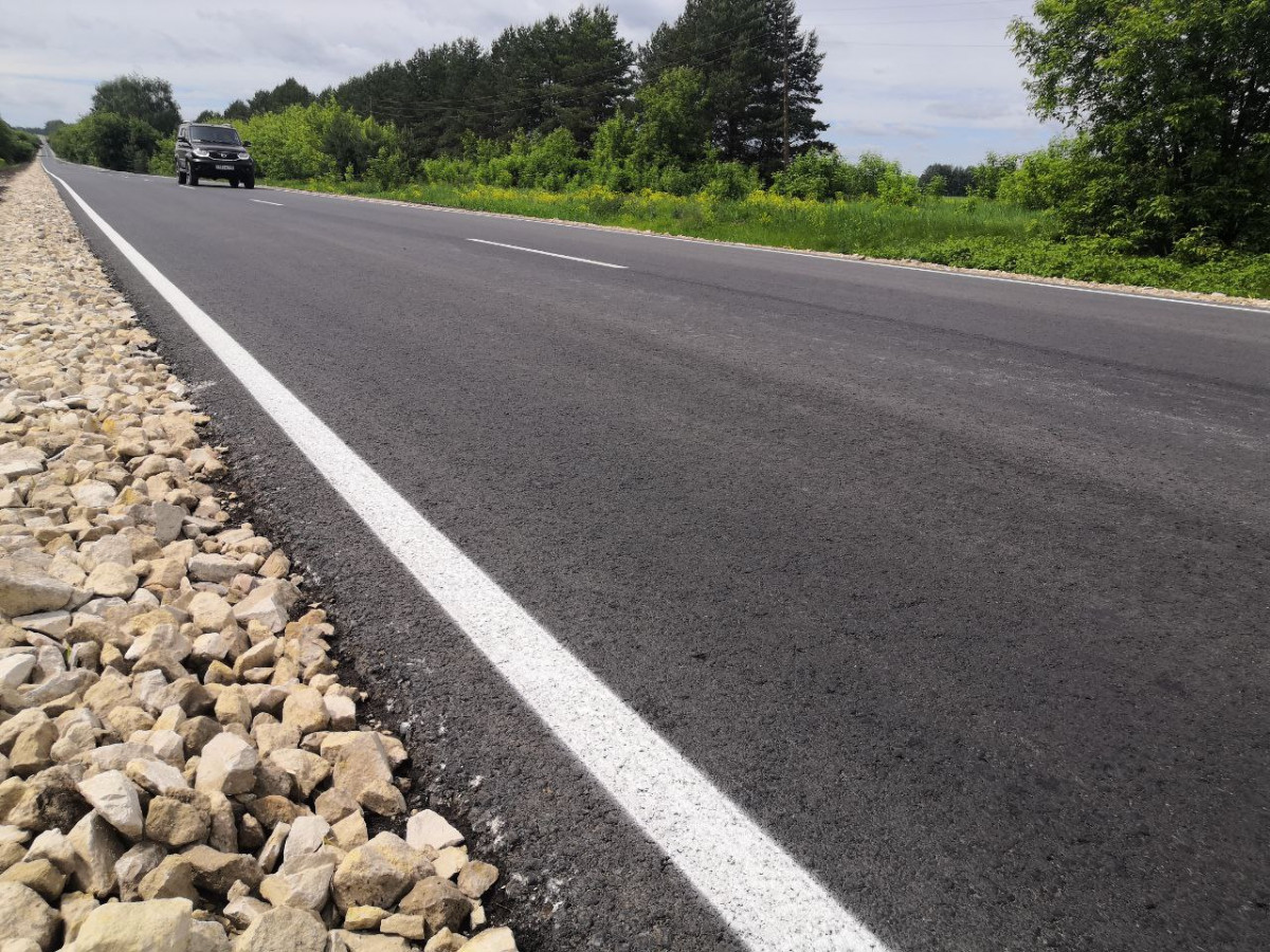 Ремонт дороги Бутурлино — Гагино завершился в Нижегородской области