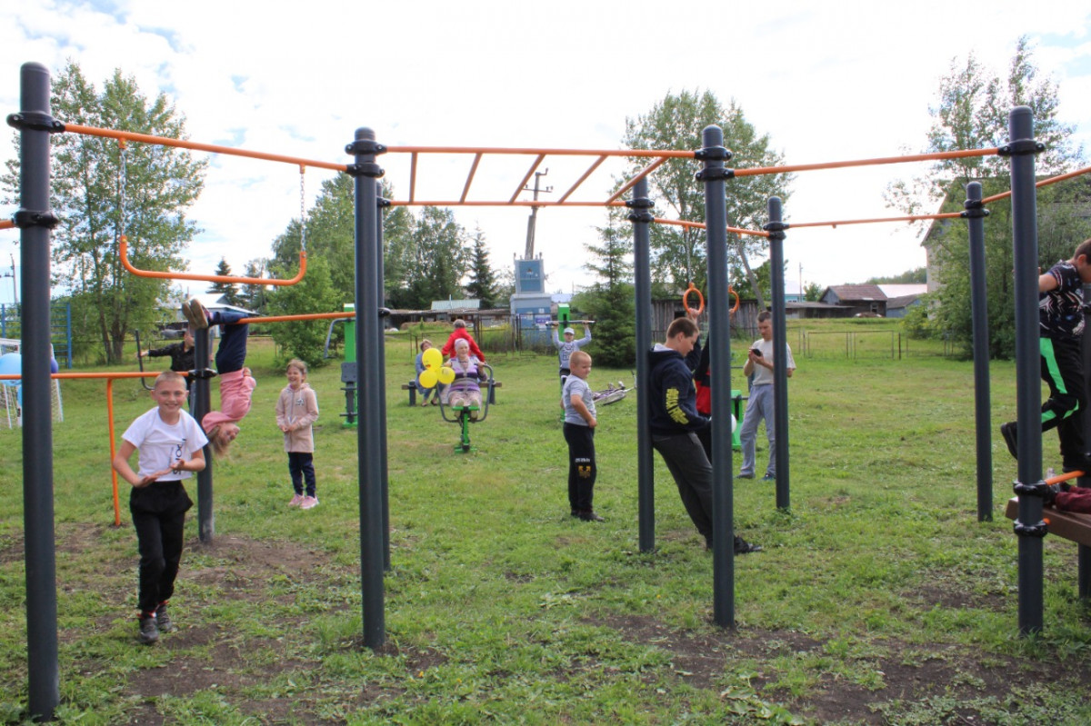 В Большеболдинском районе открылась новая спортплощадка в рамках нацпроекта «Образование»