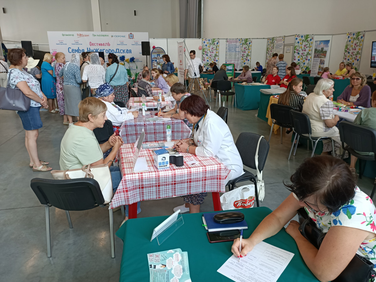 Бесплатные медицинские консультации прошли на выставке-ярмарке «Нижегородский край — земля Серафима Саровского»