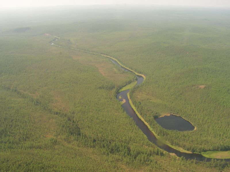 Кратер тунгусского метеорита фото