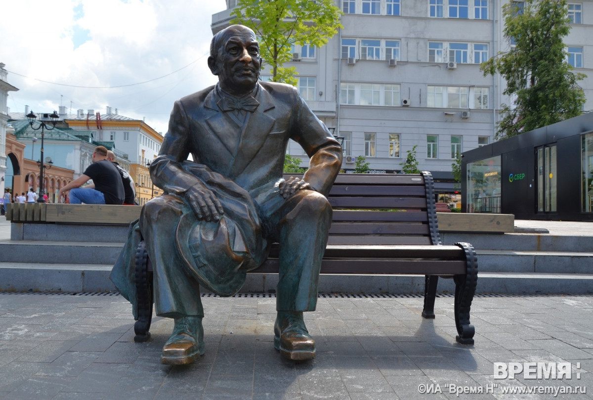 Памятник евстигнееву в нижнем новгороде