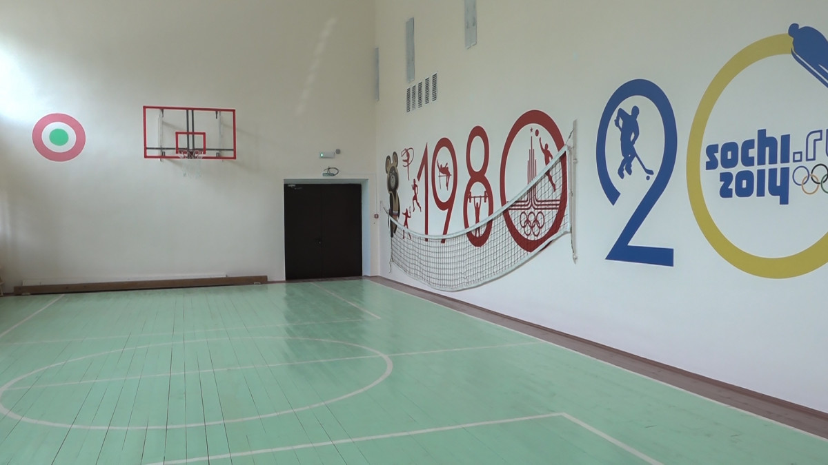 В спортивных залах сельских школ подходят к концу ремонтные работы