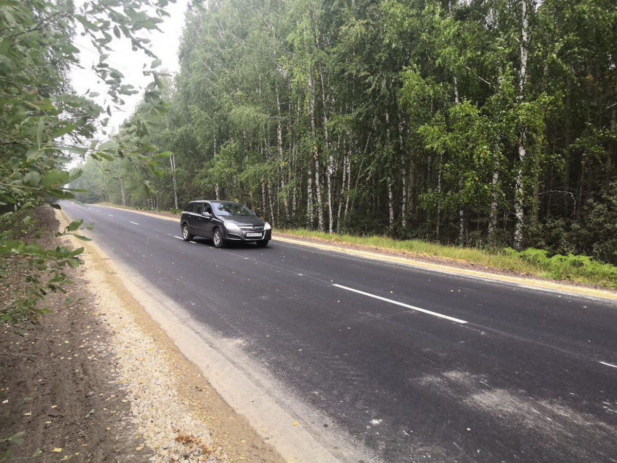 В Навашинском округе отремонтировали подъезд к пяти населенным пунктам