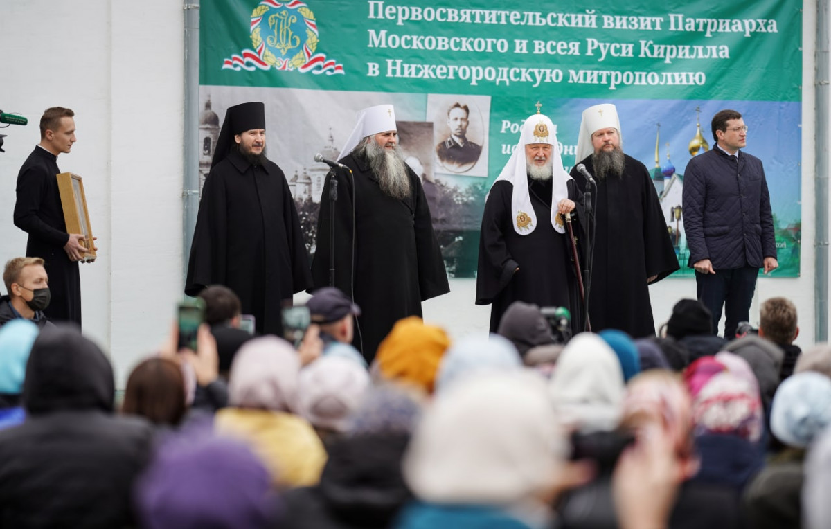 Глеб Никитин принимает участие в визите Патриарха Кирилла в Нижегородскую область