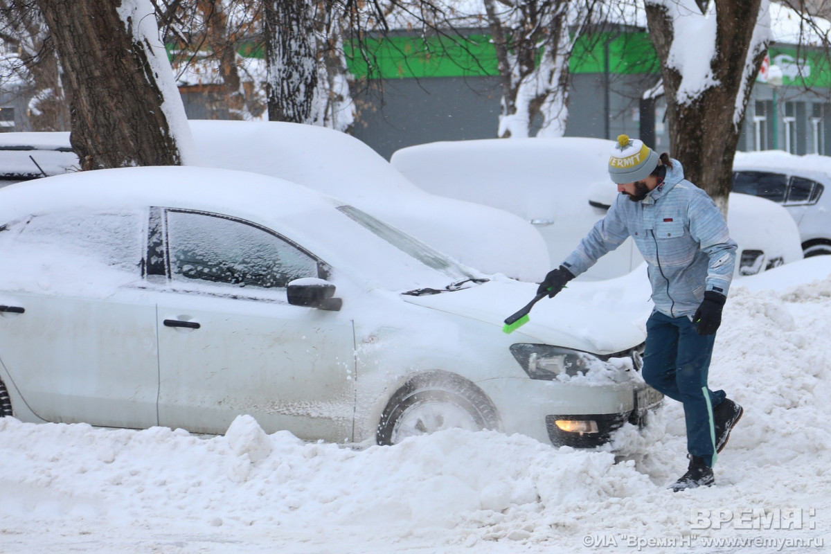 Высота снежного покрова в Нижнем Новгороде может вырасти до 7 см