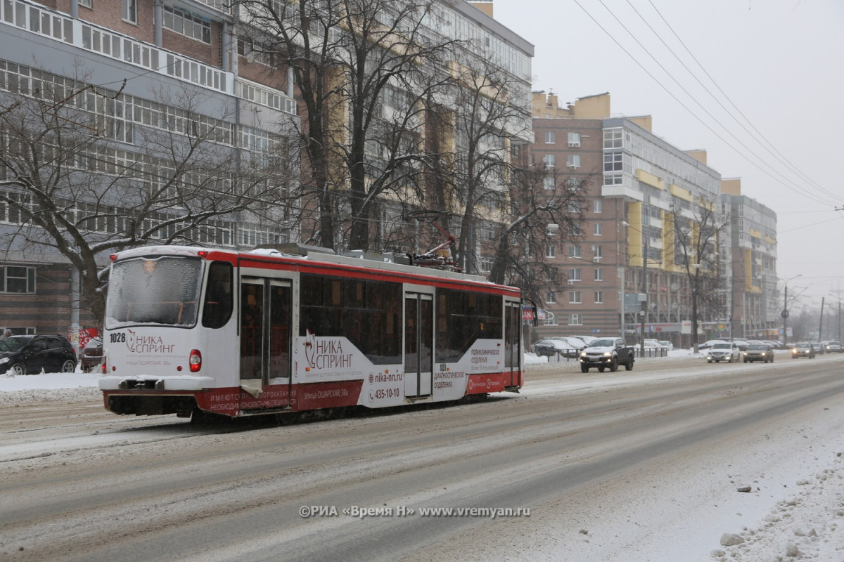 Перебои в работе трамваев и троллейбусов отмечаются в Нижнем Новгороде