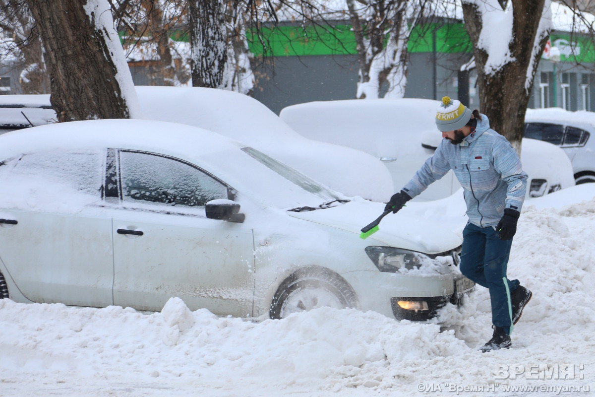 Сильный снег будет идти в Нижнем Новгороде до позднего вечера |  Информационное агентство «Время Н»